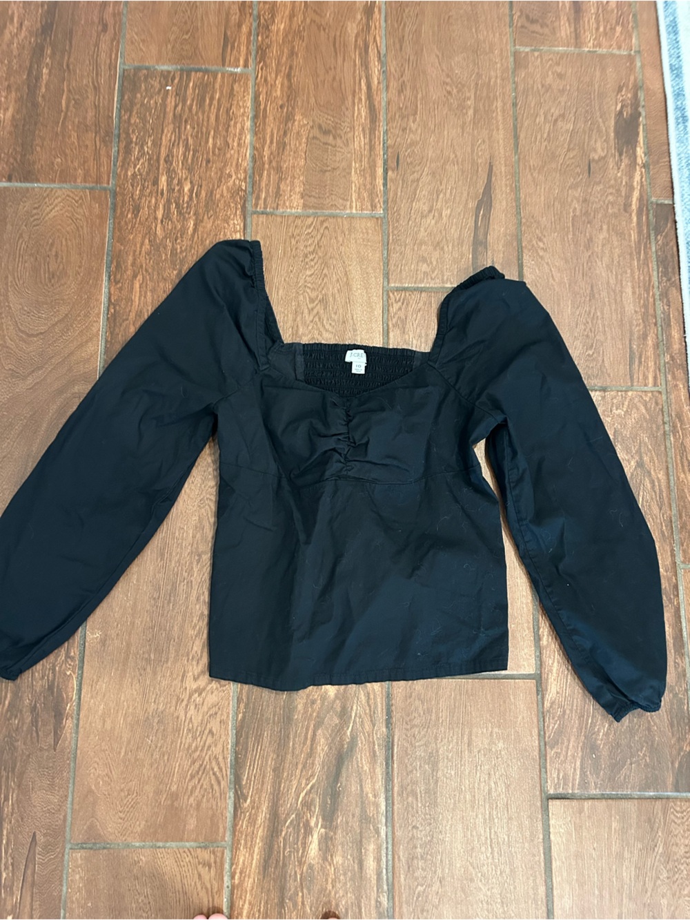 J crew size 10 black top